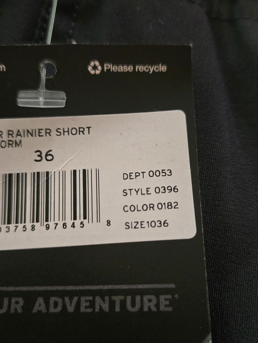 Eddie Bauer Men's Size 36 Charcoal Flat Front Rainier Performance Shorts. NWT - Picture 5 of 7